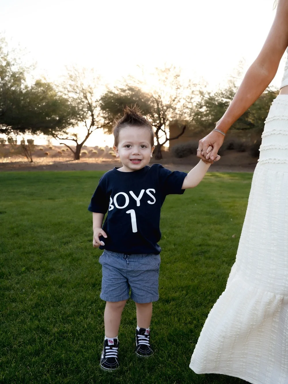 Set of 3 gender announcement shirts, tie breaker